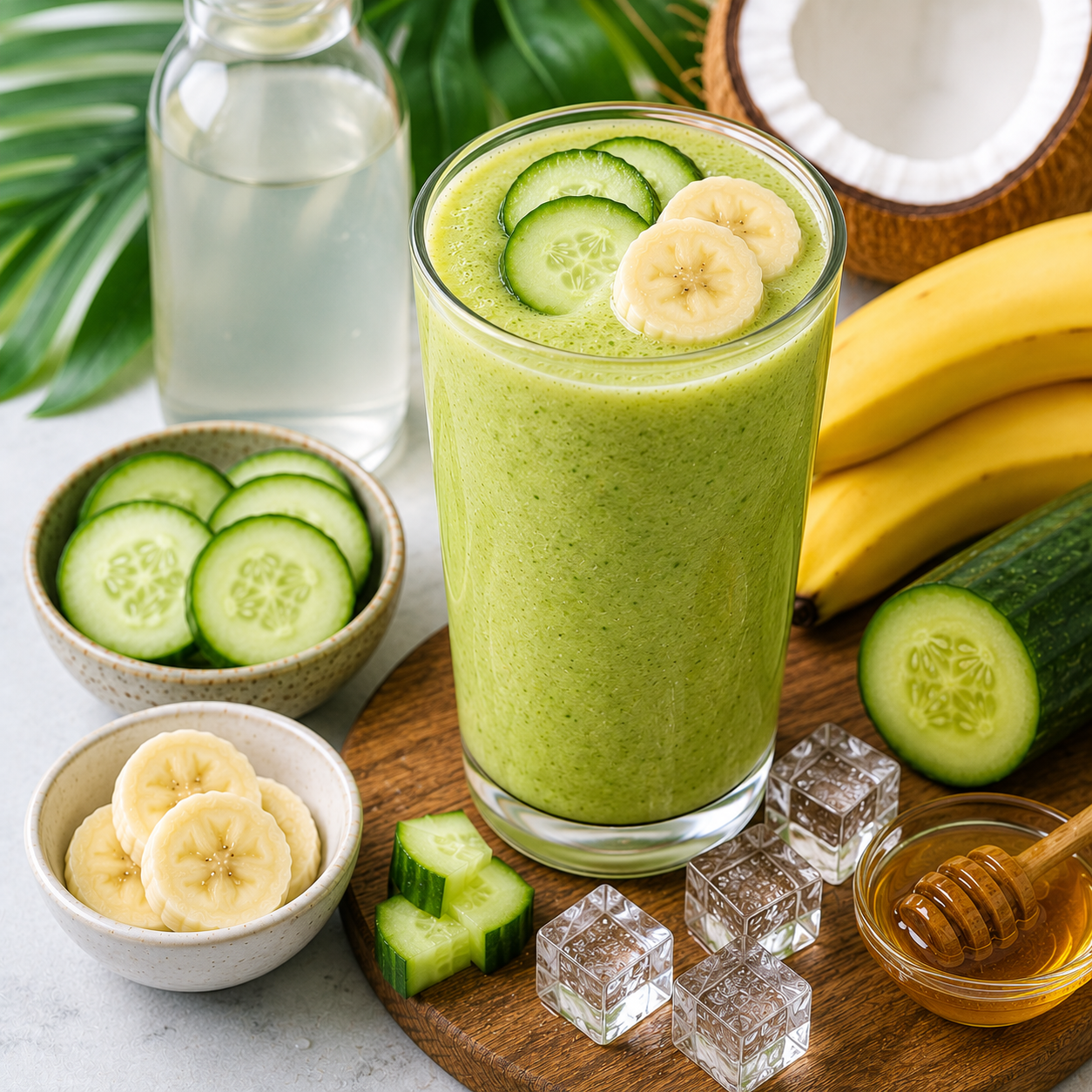 Banana Cucumber Smoothie: Fresh Green Blend