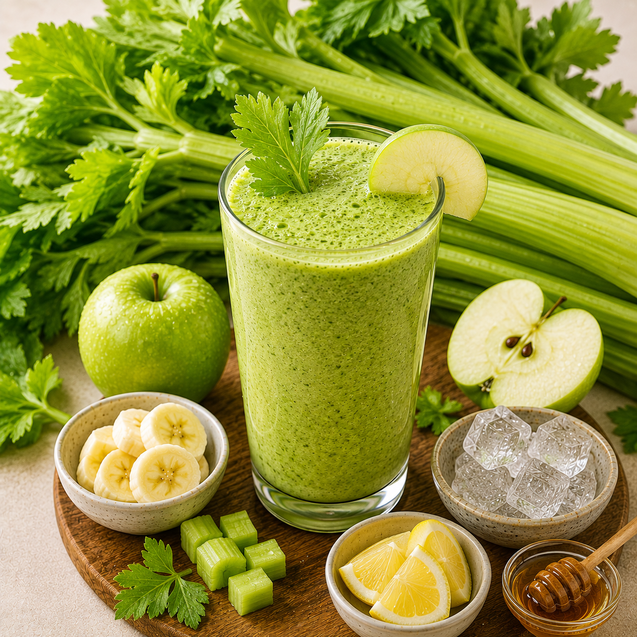 Celery Apple Smoothie: Crisp Green Blend