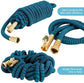 Garden Hose Expandable 75ft 100ft 150ft Expanding 50 75 feet 100 foot 150 ft (CA, LakeBlue)