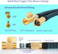 Garden Hose Expandable  75ft 100ft Expanding  75 feet 100 foot (CA, Dark Blue)