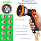 Garden Hose Expandable 75ft 100ft 150ft  Expanding  75 feet 100 foot 150 (CA, BlueOrange)